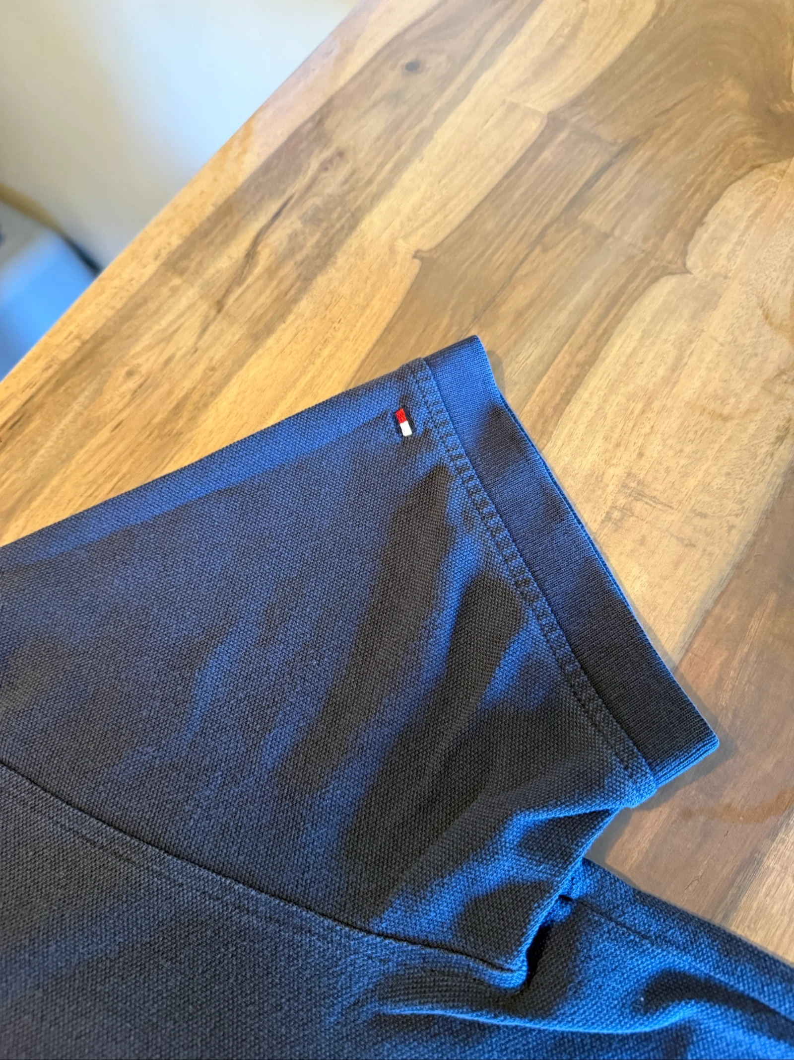 Polo Tommy Hilfiger masculino XL azul marinho bordado California – muito bom estado – photo 5